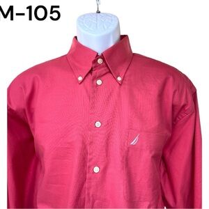Sz 16 Nautica Vintage Oxford Long Sleeve Button Down